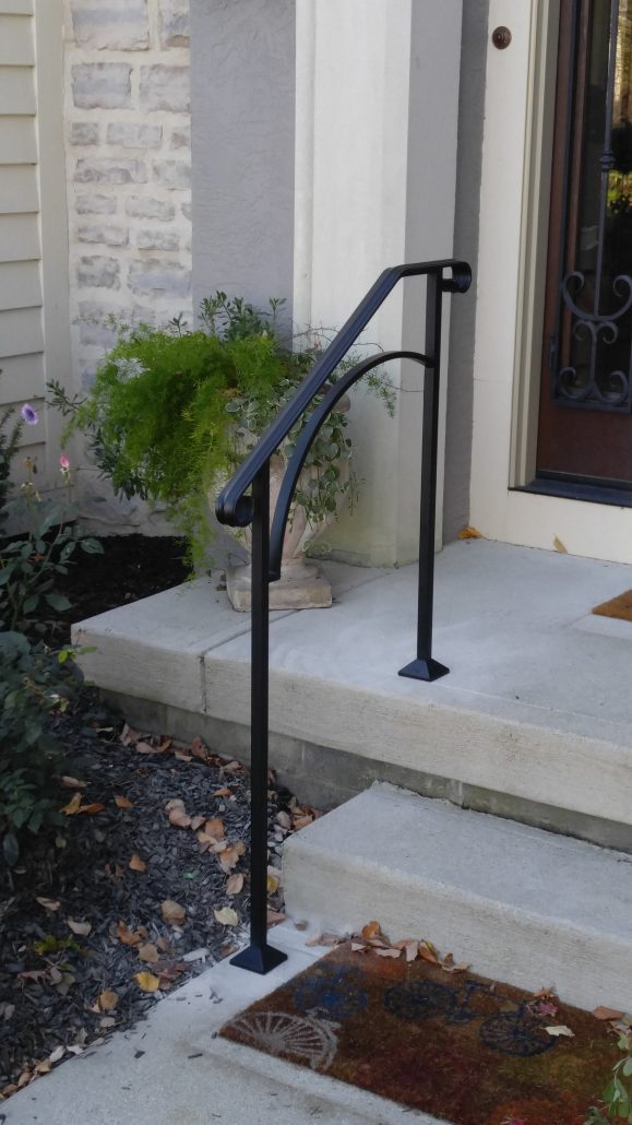 Outdoor Handrail Wall Mounted Handrail Garden Steps Mobility Safety Rail 34mm M