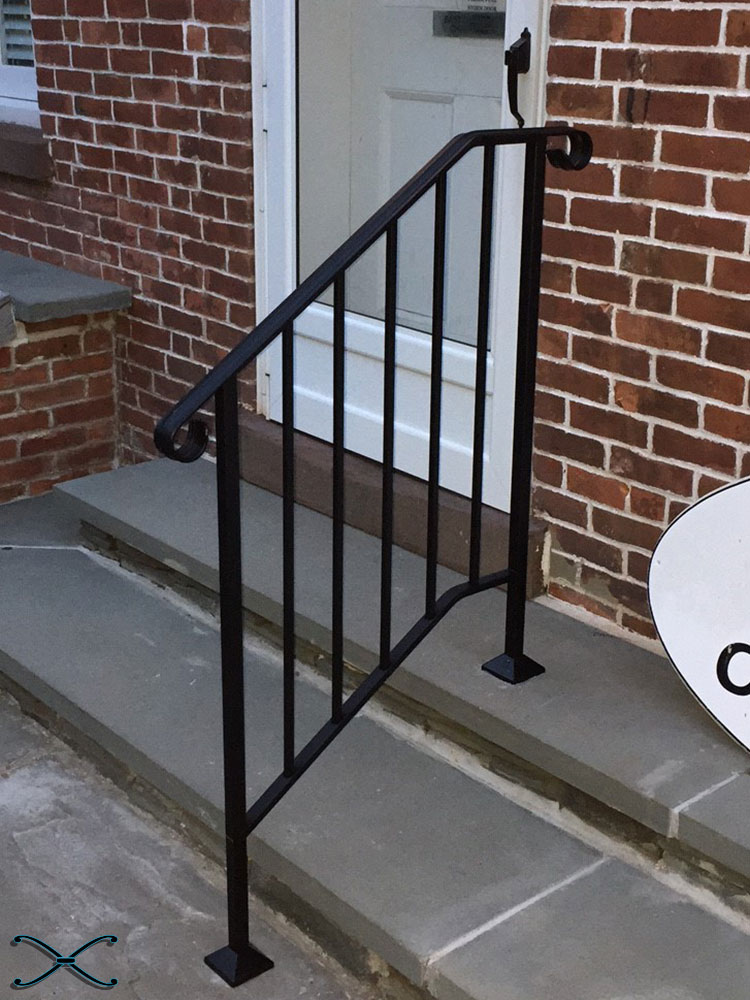 Picket #2 - DIY Handrail Kit spans two stair risers - DIY ...