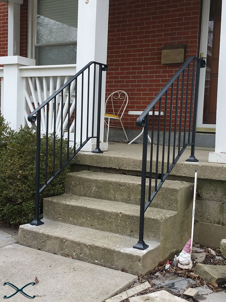 Picket #3 - DIY Handrail Kit spans three stair risers - DIY Handrails