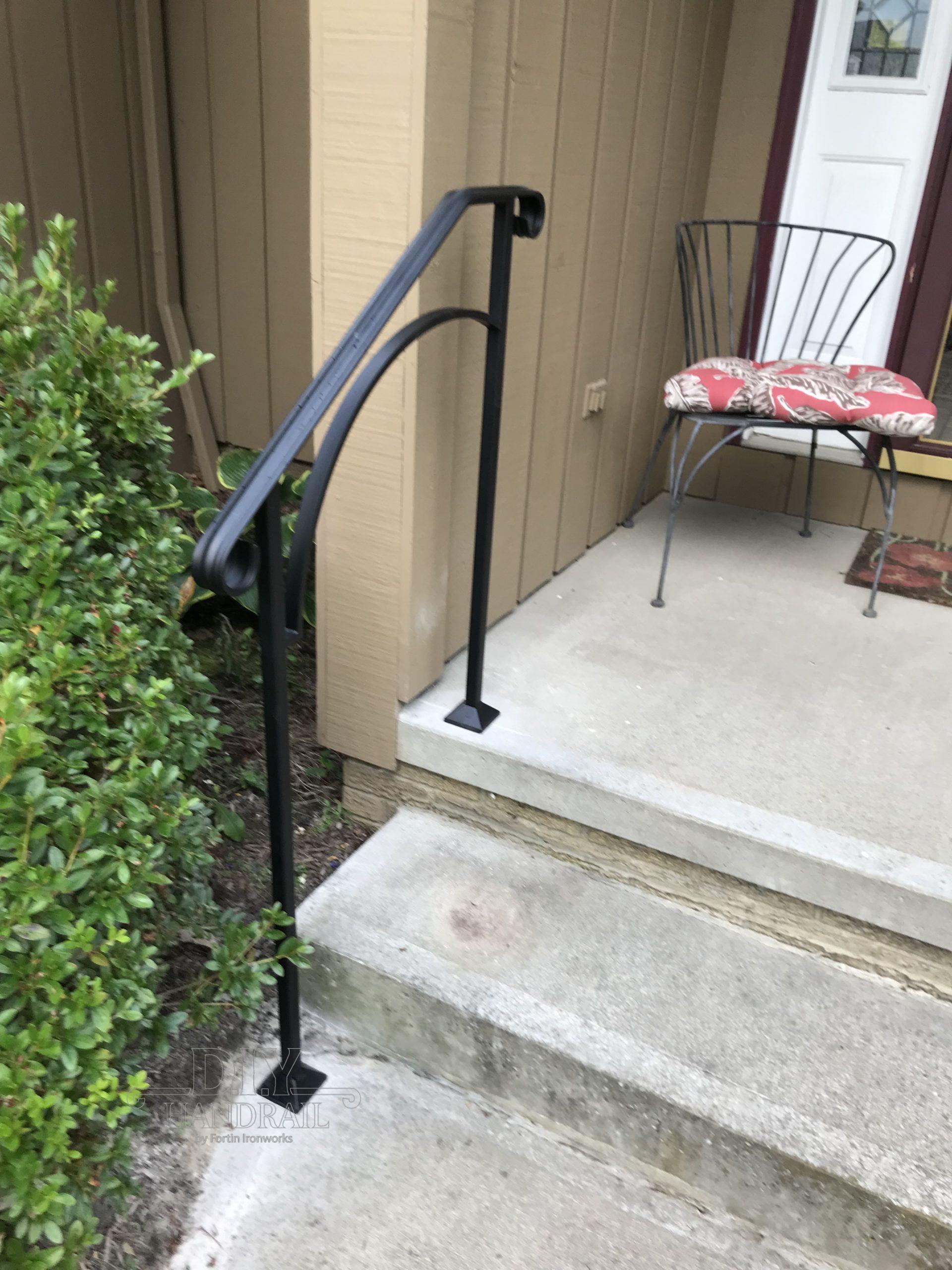 Indoor & Outdoor Wrought Iron Handrails | DIY Handrail