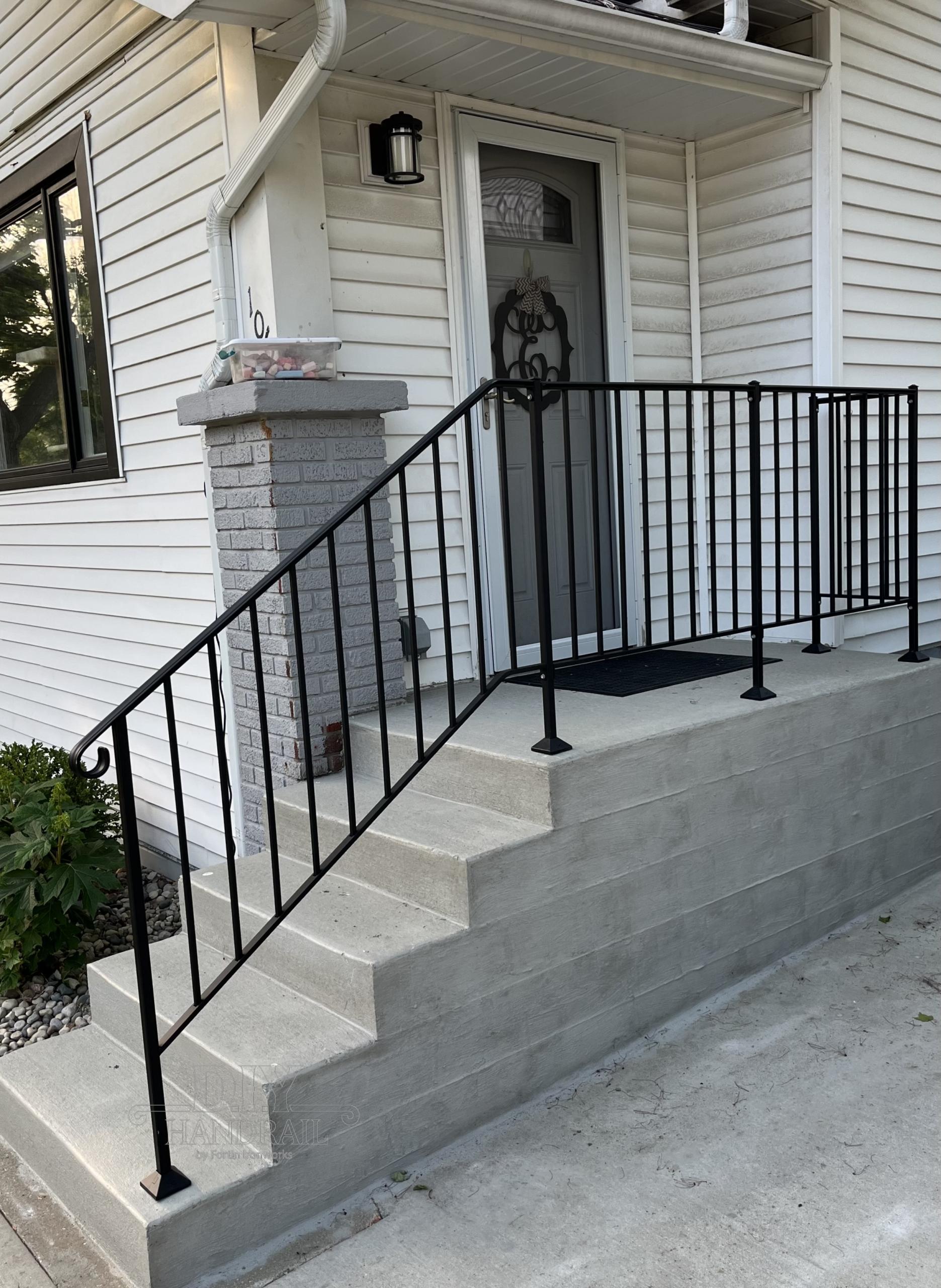 Wrought Iron Outdoor Steps Handrails