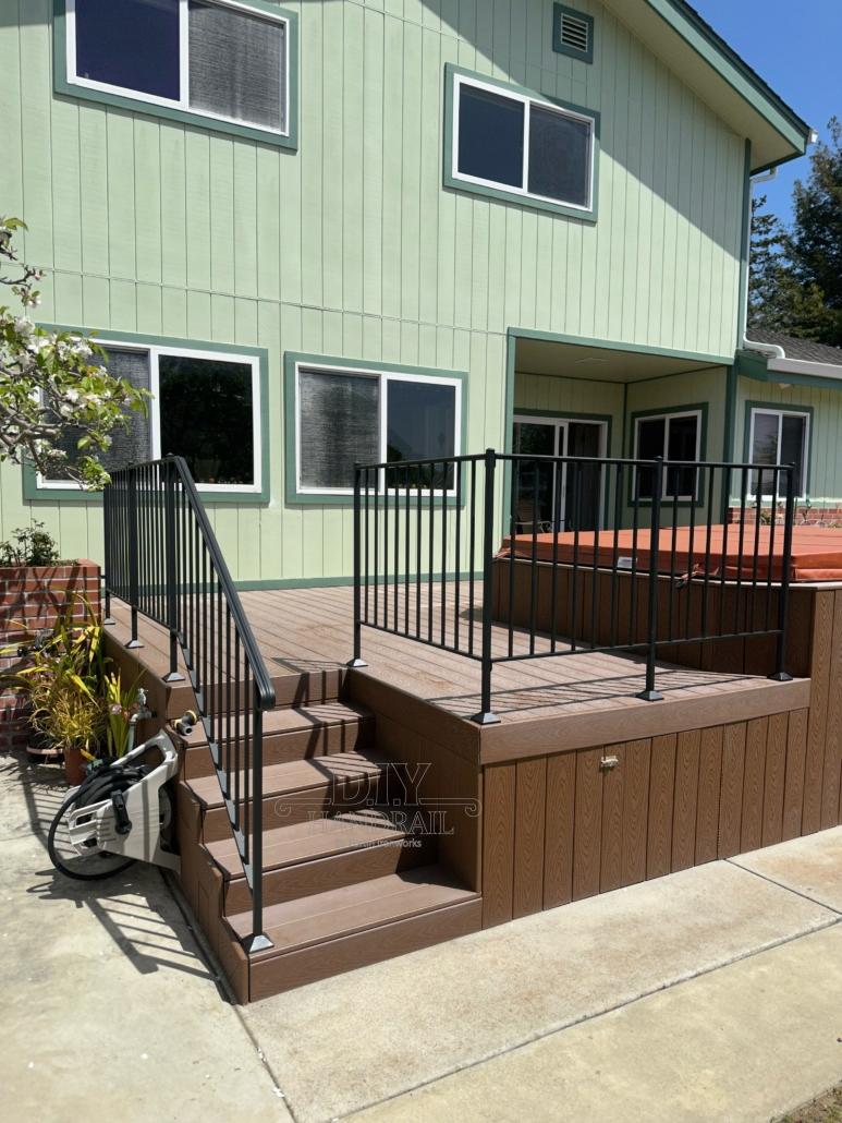 Wrought Iron Outdoor Steps Handrails