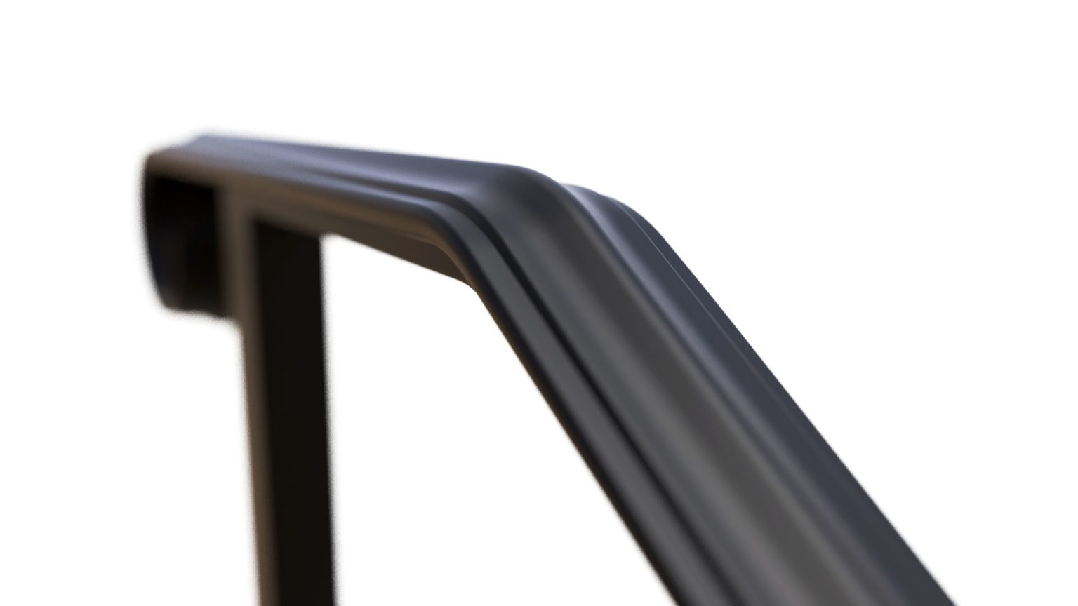 12-Inch Wrought Iron Arch Handrail | DIY Handrail