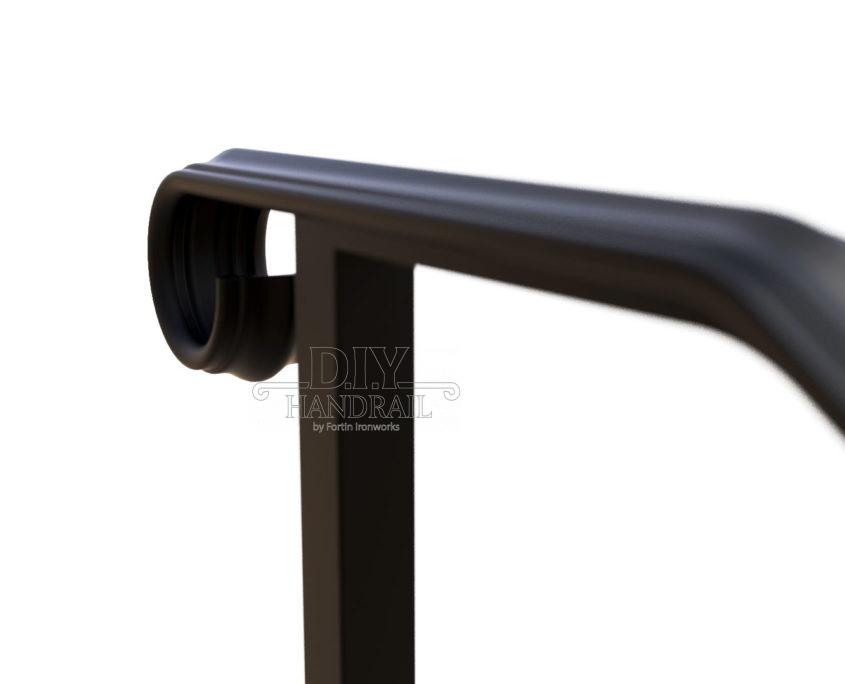 12-Inch Wrought Iron Arch Handrail | DIY Handrail