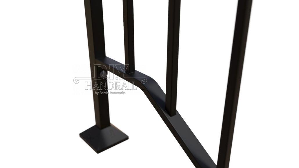 Newel | Double Stair Riser | DIY Handrail