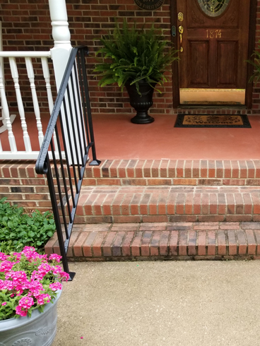 Wrought Iron Outdoor Steps Handrails